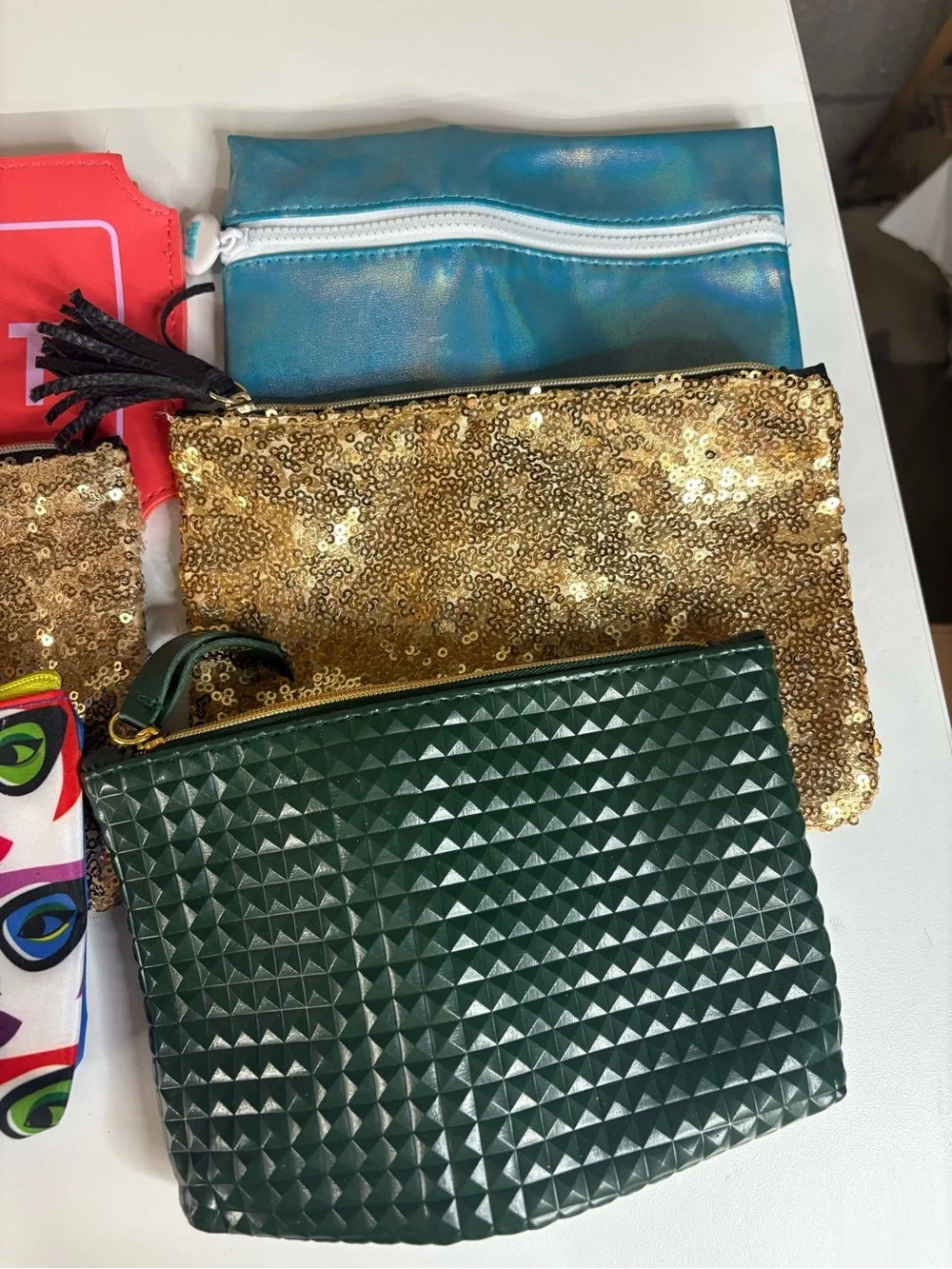 Lot Bundle IPSY Make-Up Bags Y2K Colorful